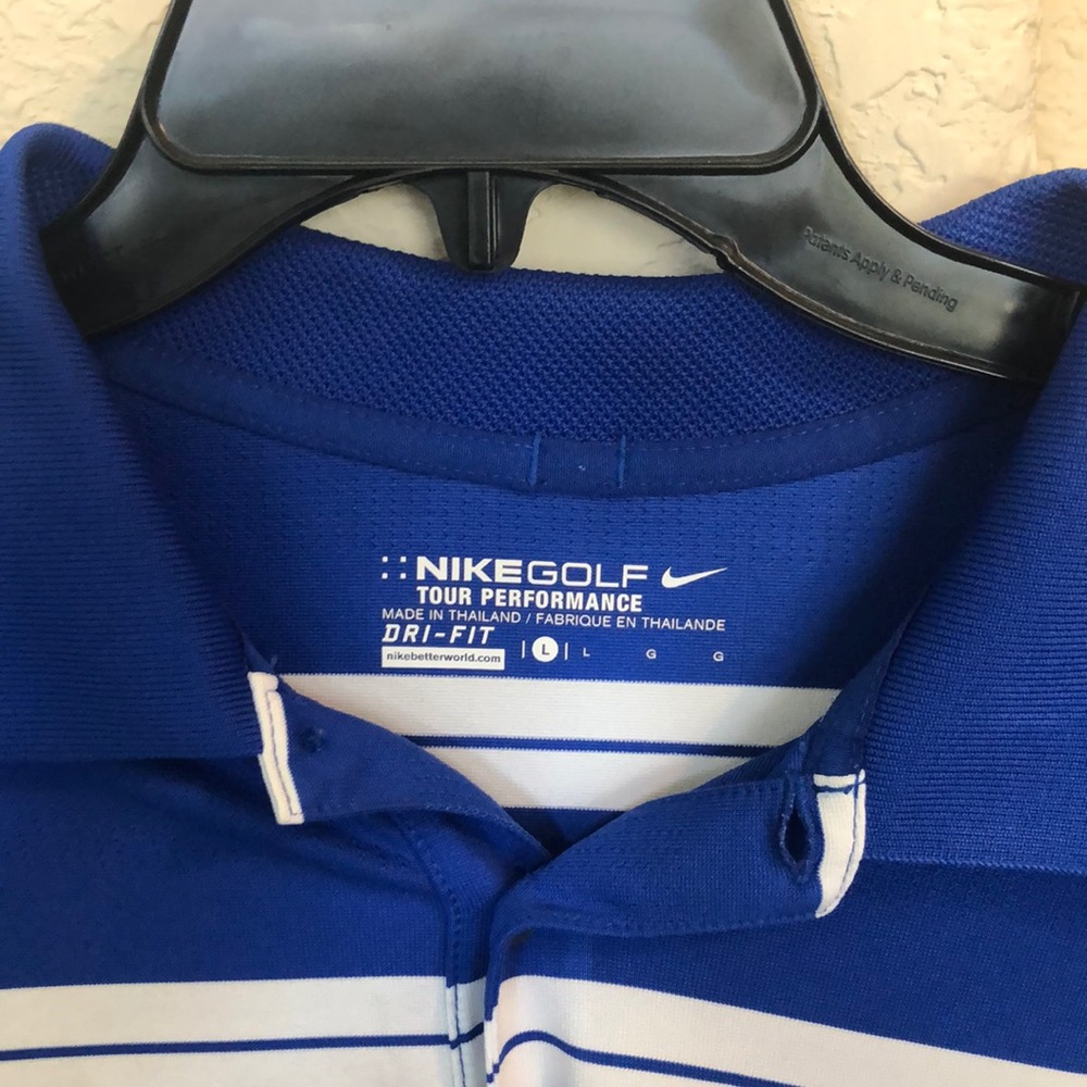 Nike polo dry fit polo shirt size L